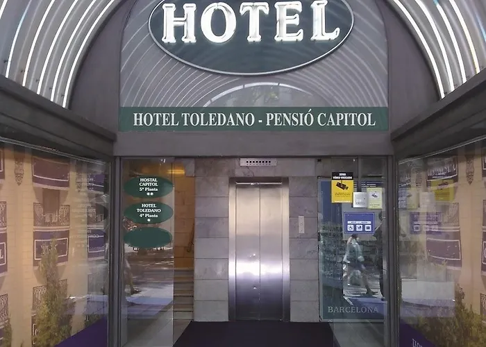 Hostal Capitol Ramblas Barcellona